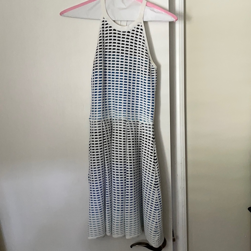 Parker Blue and Black Ombre dress